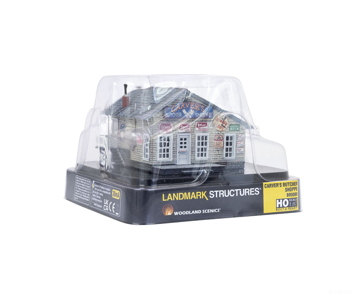 Woodland Scenics 5068 Carver’s Butcher Shoppe Ho Scale Structures