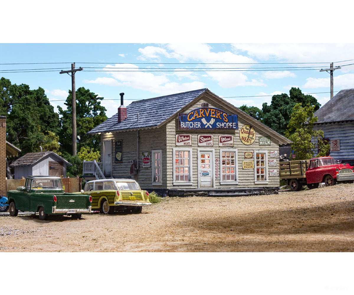 Woodland Scenics 5068 Carver’s Butcher Shoppe Ho Scale Structures