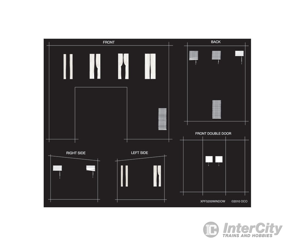 Woodland Scenics 5200 Fresh Market - Landmark Structures(R) - - Kit 2 - 7/16 X 2’ 6.2 5.1Cm