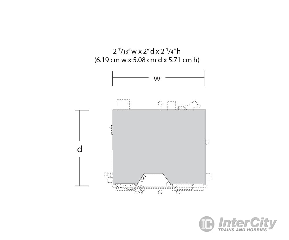 Woodland Scenics 5200 Fresh Market - Landmark Structures(R) - - Kit 2 - 7/16 X 2’ 6.2 5.1Cm