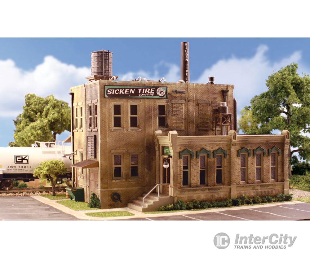 Woodland Scenics 5204 Sicken Tire Company - Landmark Structures(R) Kit 3 - 9/16 X 3 - 1/8’ 9 8Cm