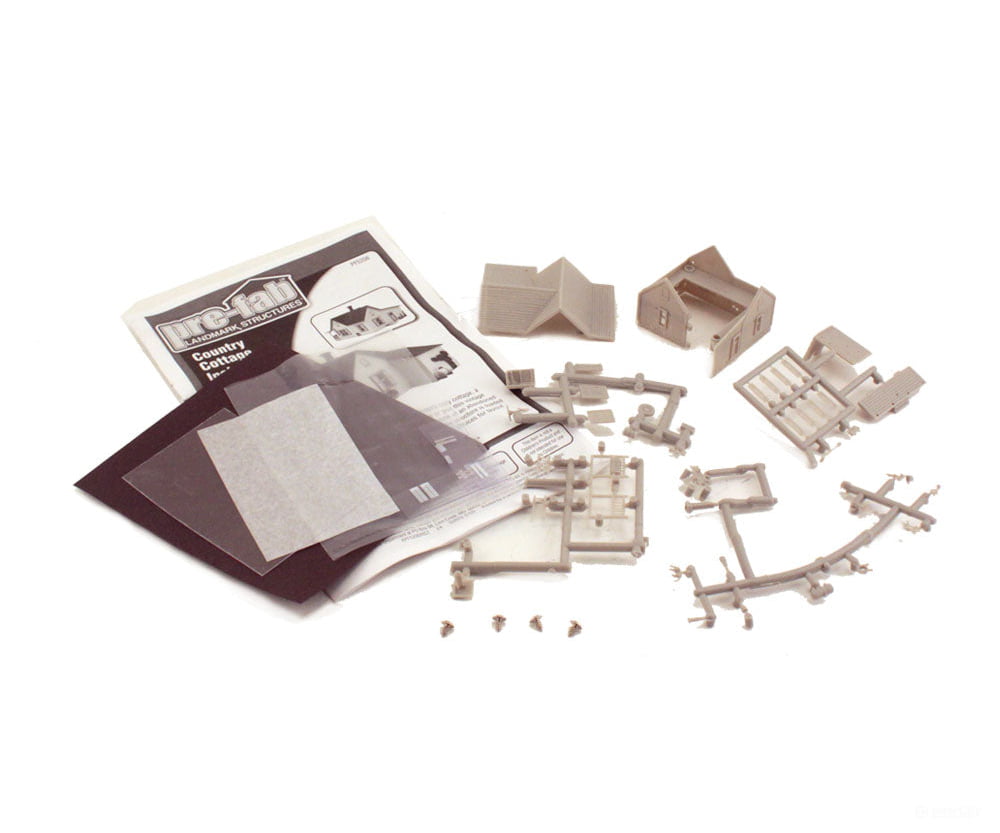 Woodland Scenics 5206 Country Cottage - Landmark Structures(R) - - Kit 2 - 1/32 X 2 - 29/32’ 5.1
