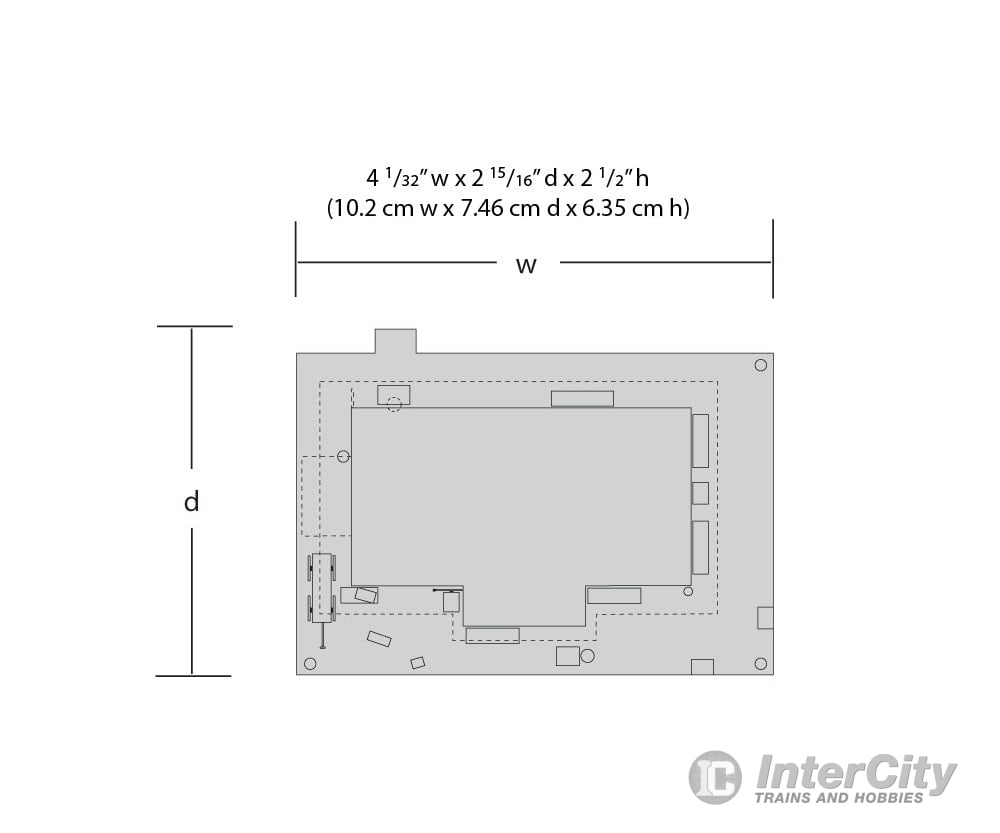 Woodland Scenics 5207 Station - Landmark Structures(R) - - Kit 4 - 1/32 X 2 - 15/16’ 10.2 7.46Cm
