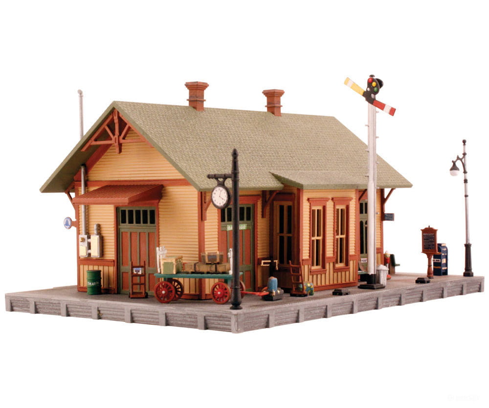 Woodland Scenics 5207 Station - Landmark Structures(R) - - Kit 4 - 1/32 X 2 - 15/16’ 10.2 7.46Cm