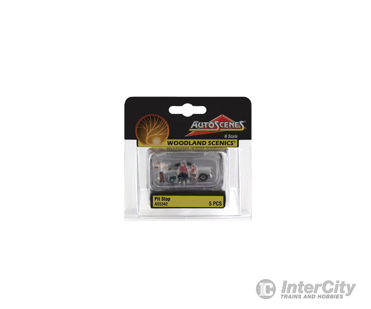 Woodland Scenics 5342 Autoscenes(Tm) - - Pit Stop Cars & Trucks