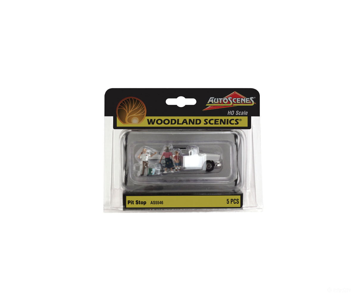 Woodland Scenics 5546 Pit Stop Ho Scale Cars & Trucks