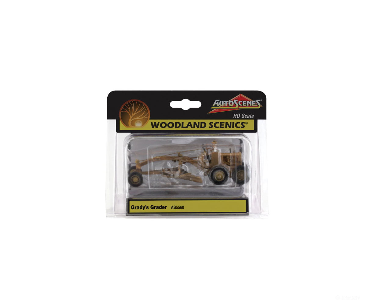 Woodland Scenics 5560 Grady’s Grader Ho Scale Cars & Trucks