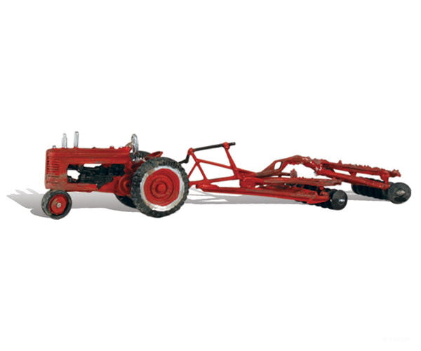 Woodland Scenics 5564 Tractor & Disc Ho Scale Cars Trucks