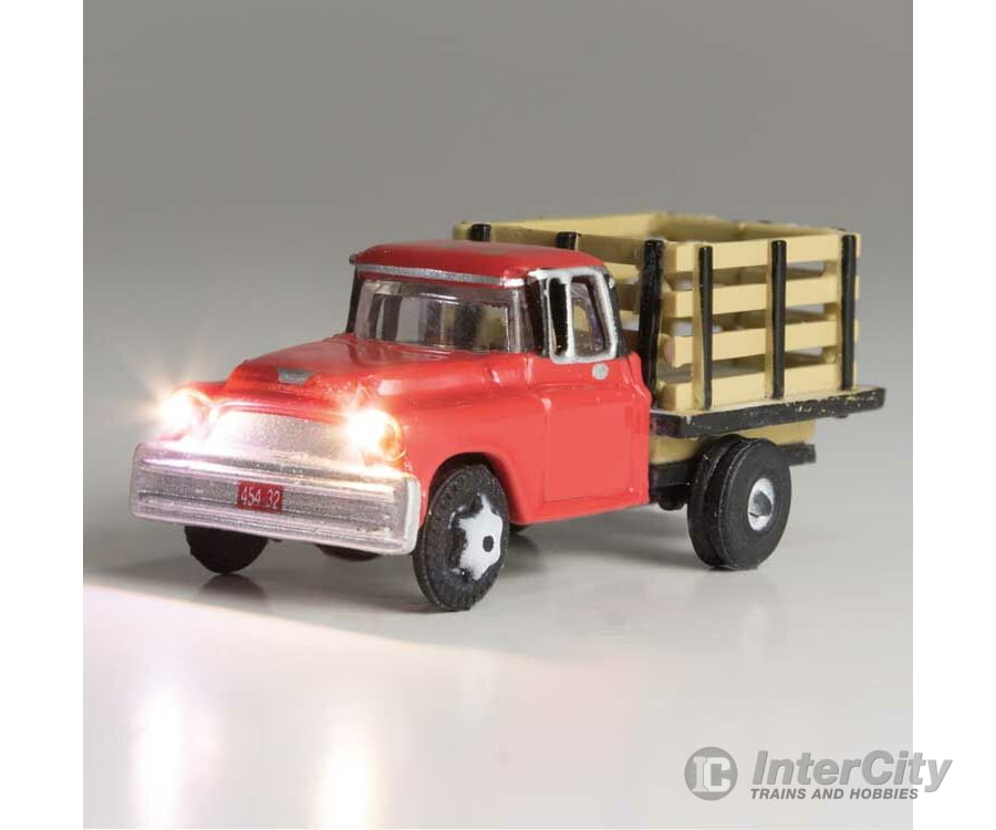 Woodland Scenics 5615 Just Plug(R) Lighted Vehicle Heavy Hauler (red) Cars & Trucks