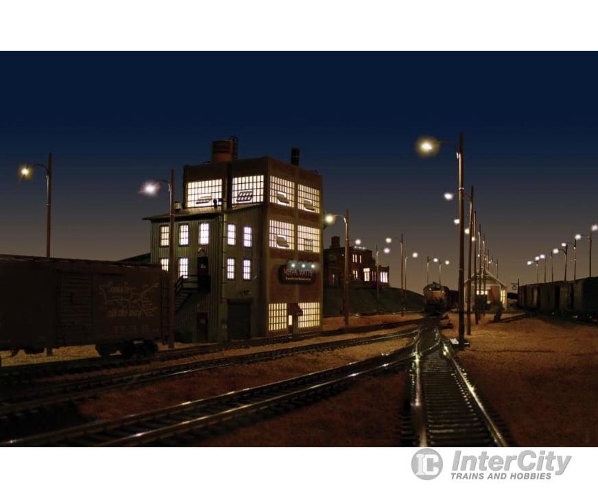 Woodland Scenics 5646 Wooden Pole Street Light - Just Plug(Tm) Pkg(2) Lights & Electronics