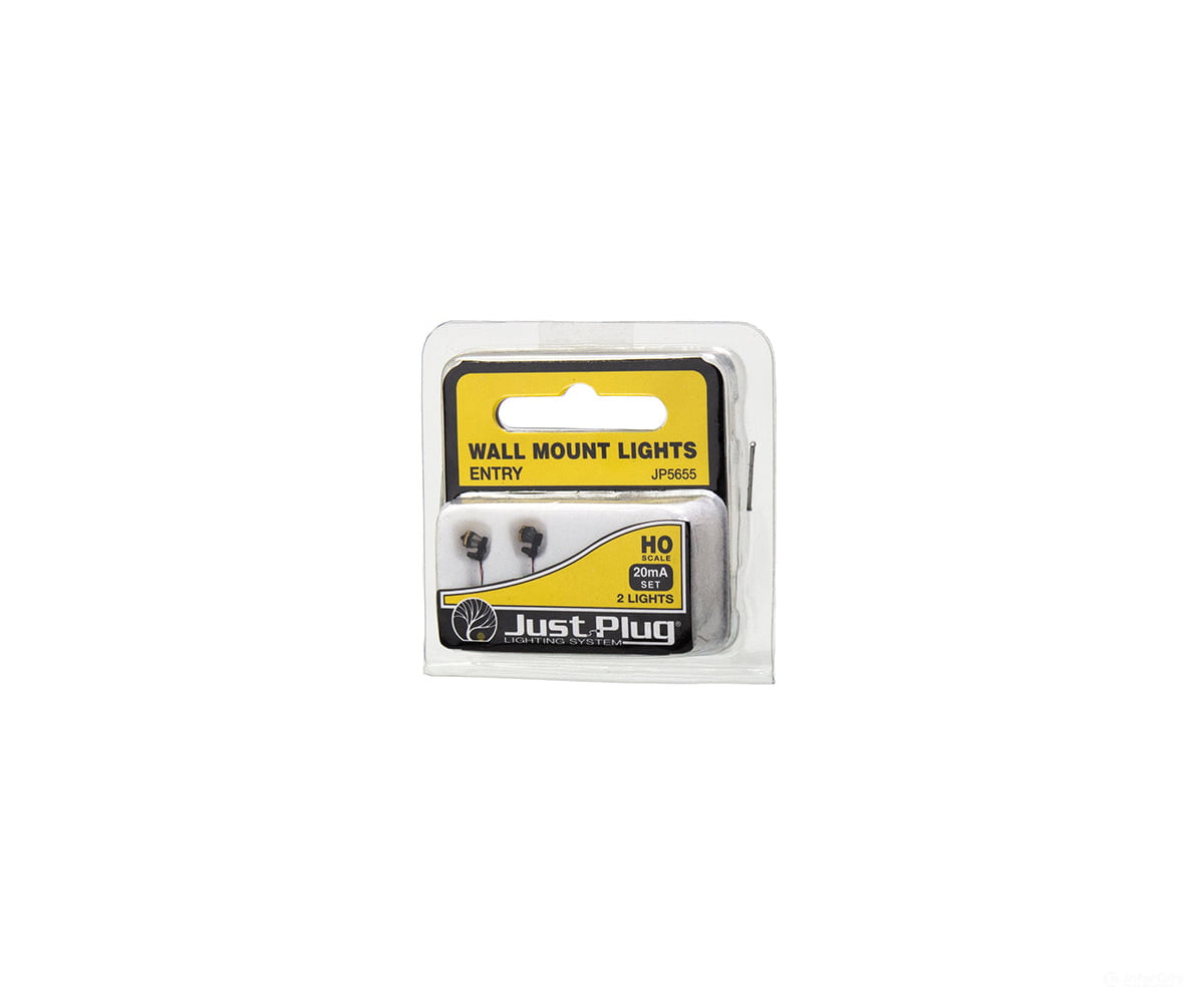 Woodland Scenics 5655 Entry Wall Mount Lights (2/Pkg) (Ho) & Electronics