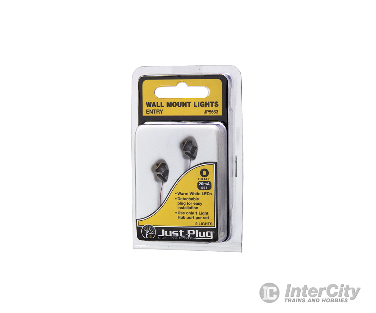 Woodland Scenics 5663 Entry Wall Mount Lights (2/Pkg) (O) & Electronics