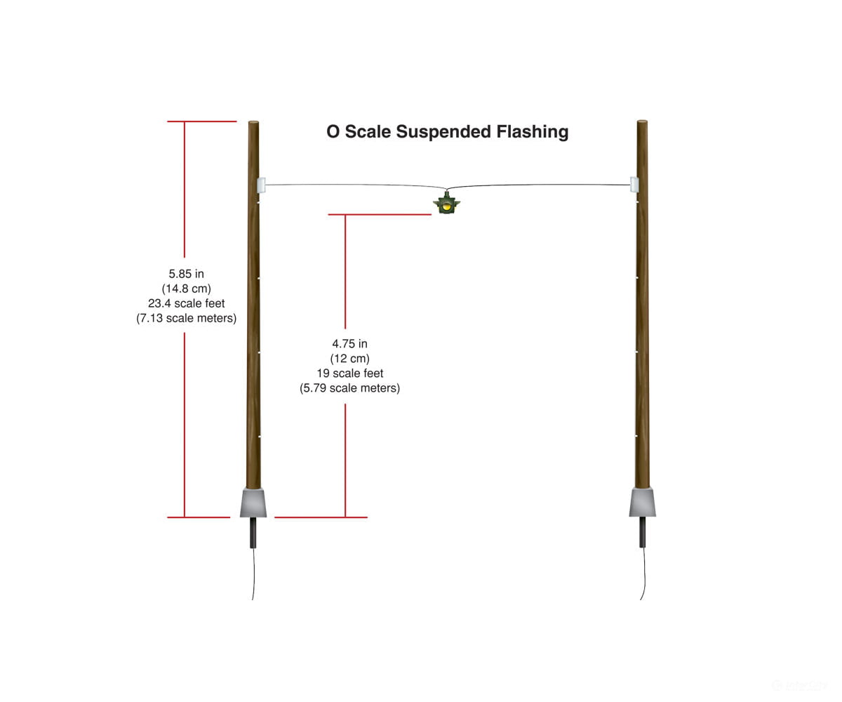 Woodland Scenics 5665 Suspended Flashing Lights (O) & Electronics