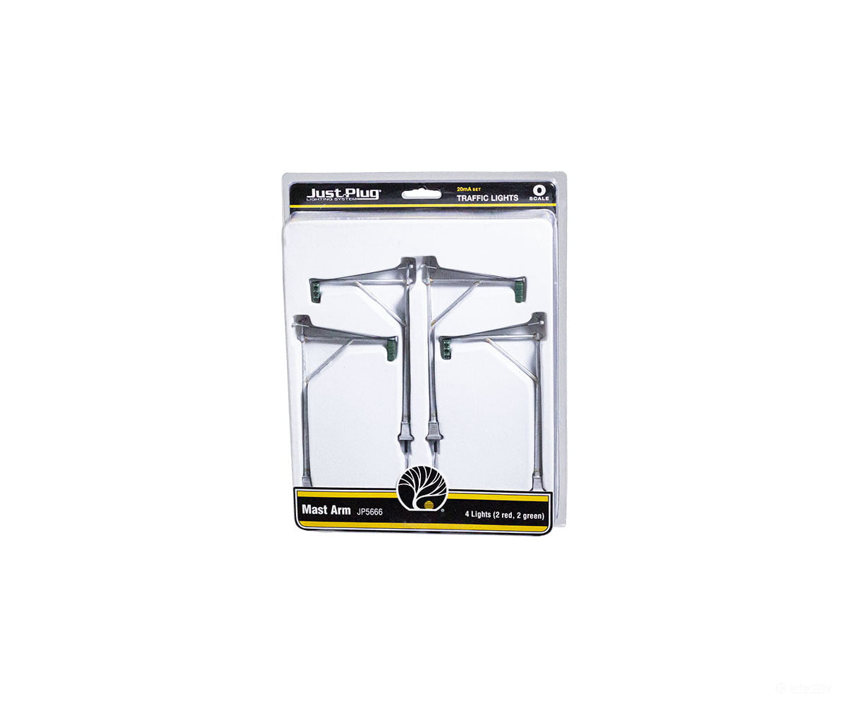 Woodland Scenics 5666 Mast Arm Traffic Lights (O) & Electronics