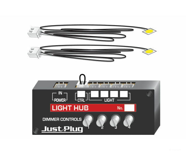 Woodland Scenics 5700 Lights & Hub Set Lights & Electronics