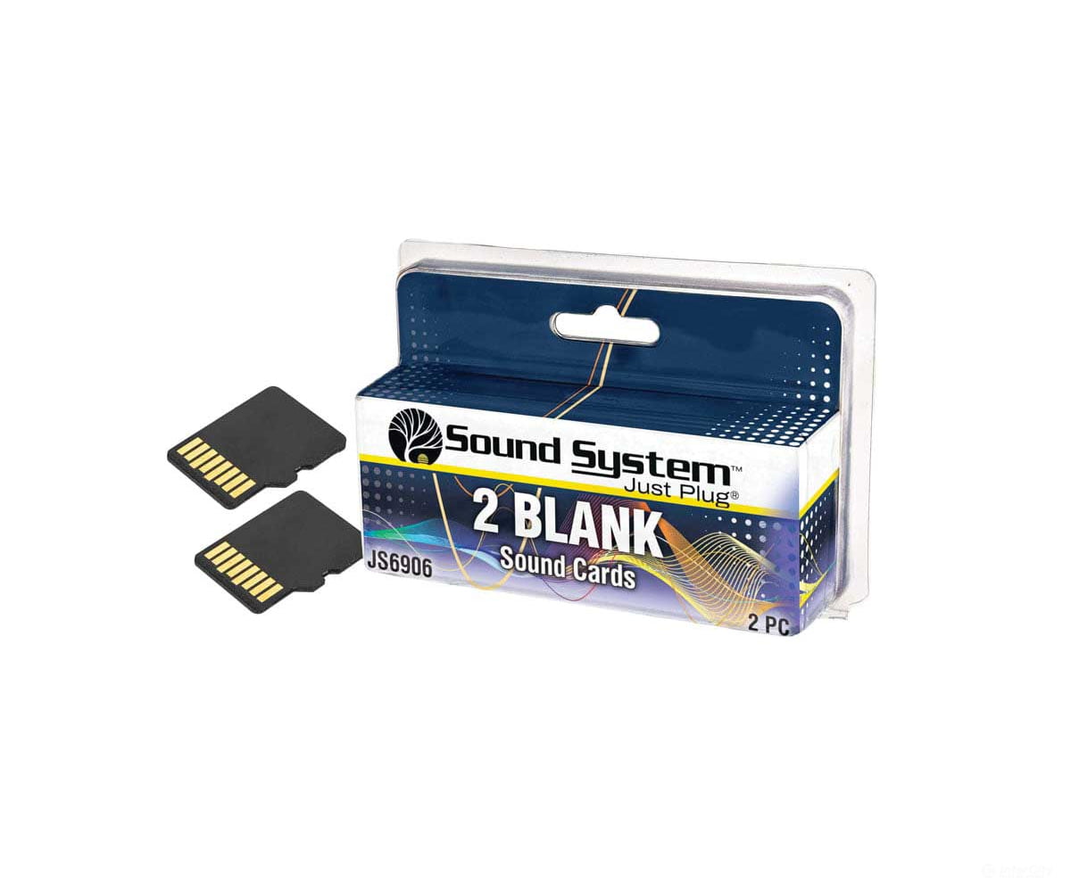 Woodland Scenics 6906 2 Blank Sound Cards - Just Plug(R) - Lights & Electronics