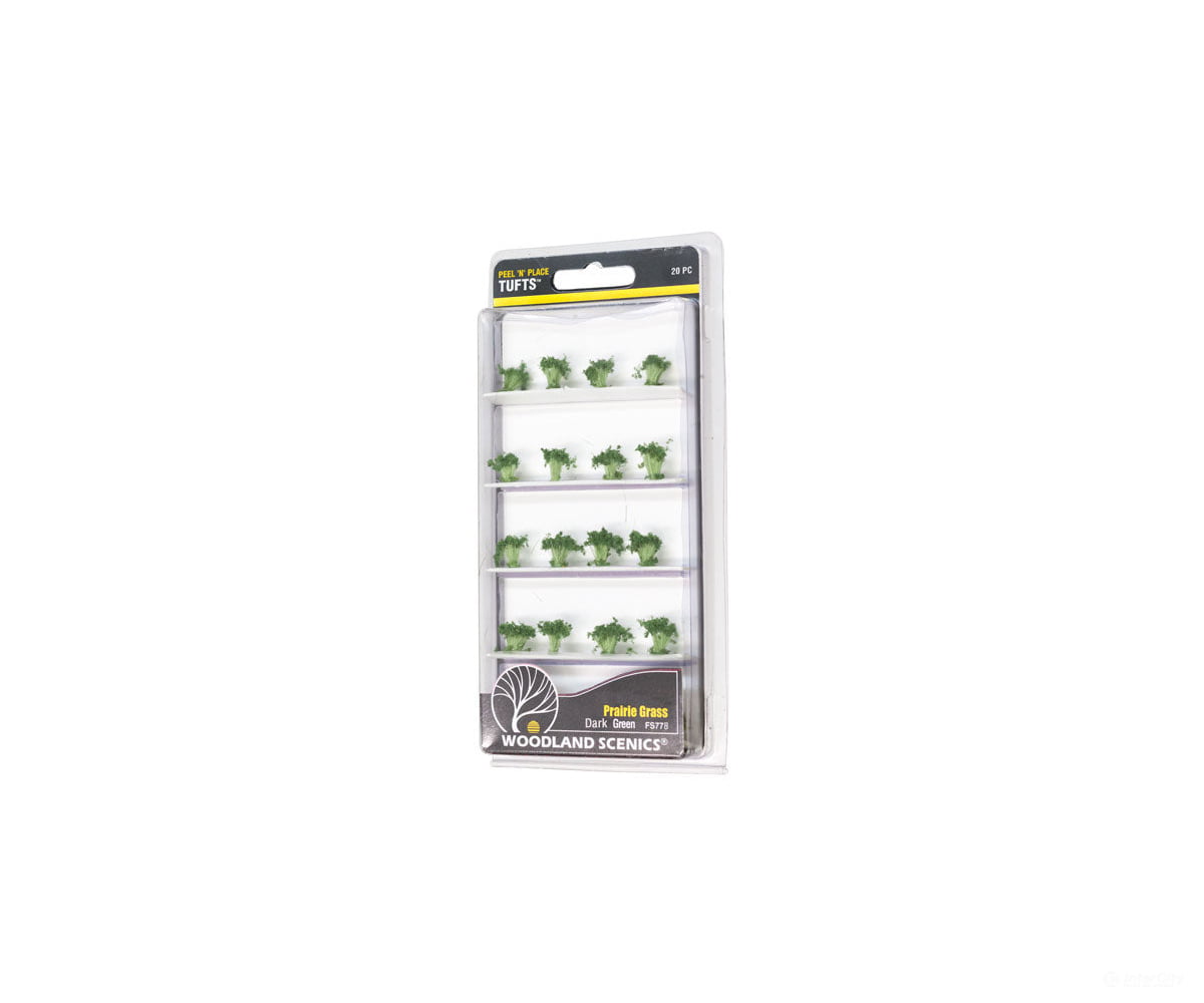 Woodland Scenics 778 Dark Green Prairie Grass & Scenery Mats
