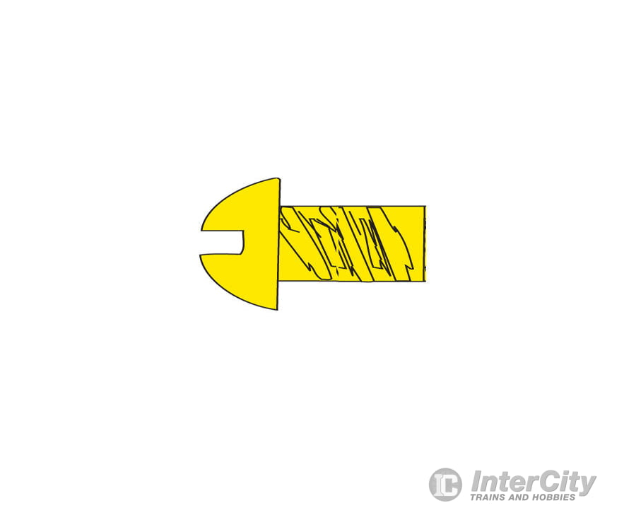 Woodland Scenics 805 Hob - Bits(R) 0 - 80 Roundhead Screws - Brass Pkg(5) - - 1/8’ Long Hardware