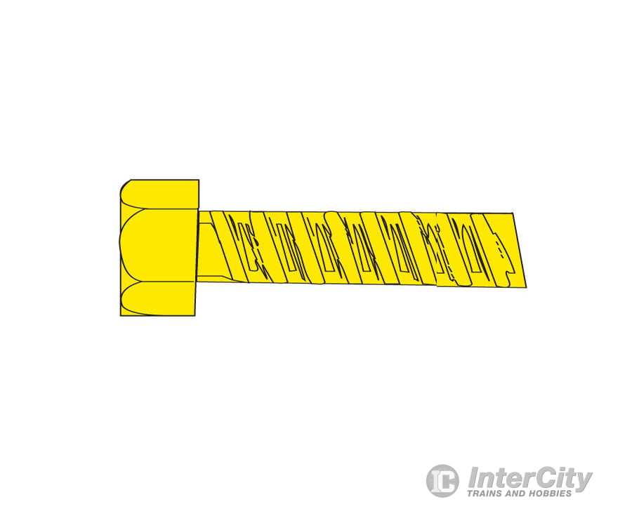 Woodland Scenics 867 Hob-Bits(R) 0-80 Hex Head Screws - Brass Pkg(5) -- 3/8’ Long Hardware &
