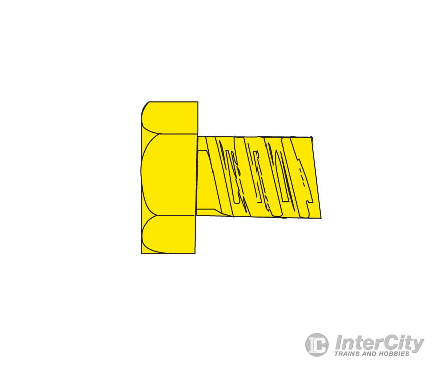 Woodland Scenics 873 Hob - Bits(R) 2 - 56 Hex Head Screws - Brass Pkg(5) - - 1/8’ Long Hardware &