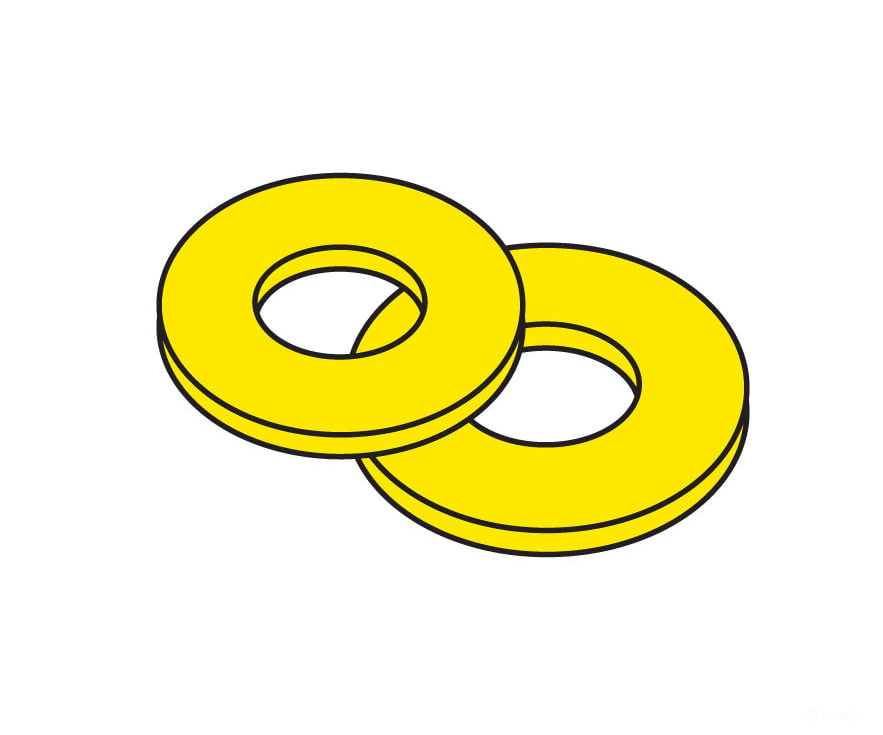 Woodland Scenics 893 Hob - Bits(R) Brass Washers - - #1 - 72 Hardware & Fasteners