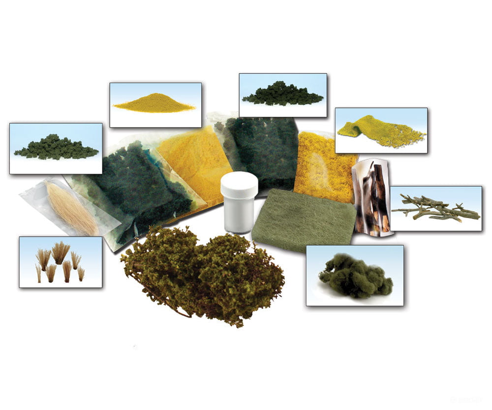Woodland Scenics 956 Learning - Scenery Details Layout Kits