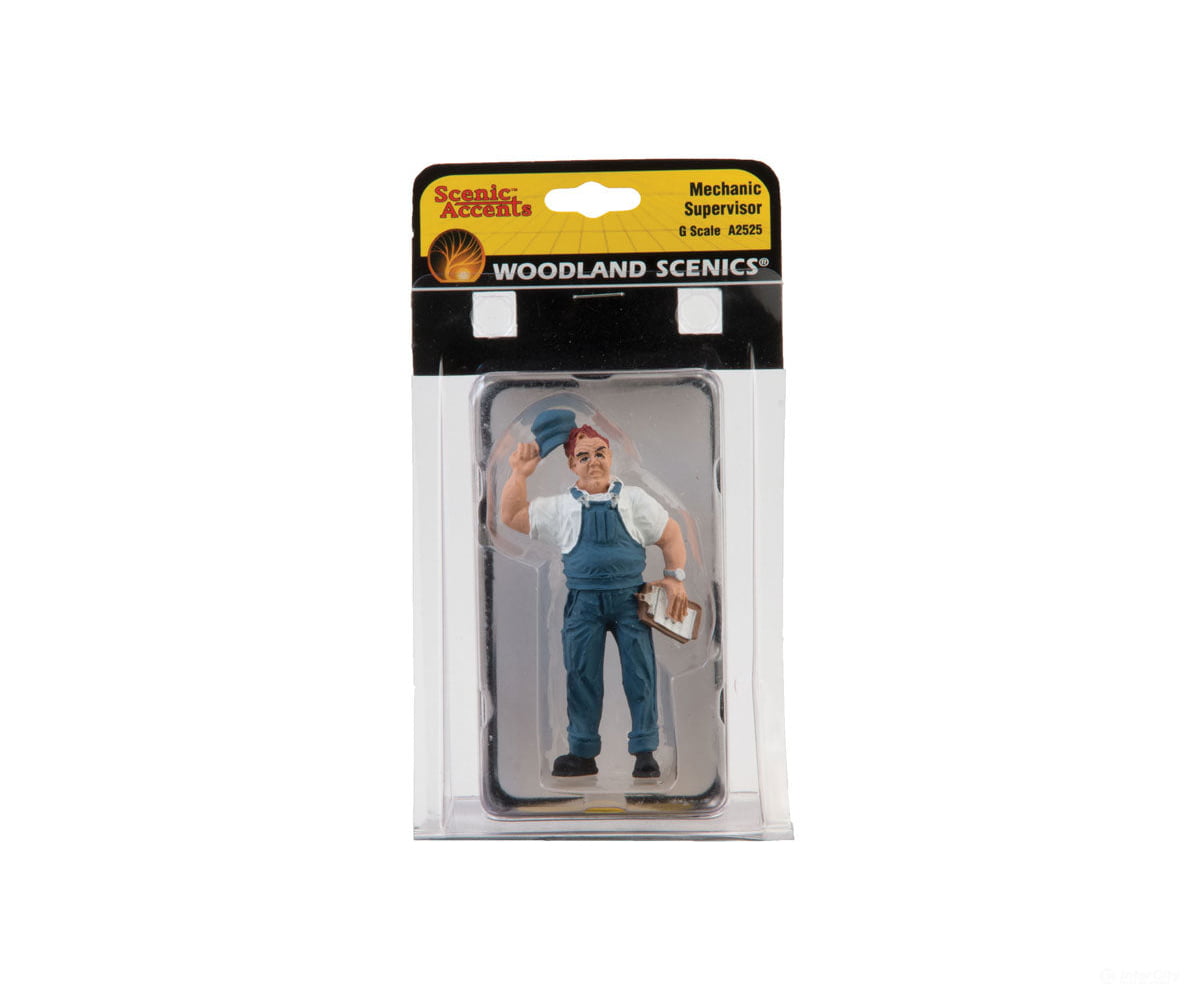Woodland Scenics 2525 Scenic Accents(R) Figures - - Mechanic Supervisor