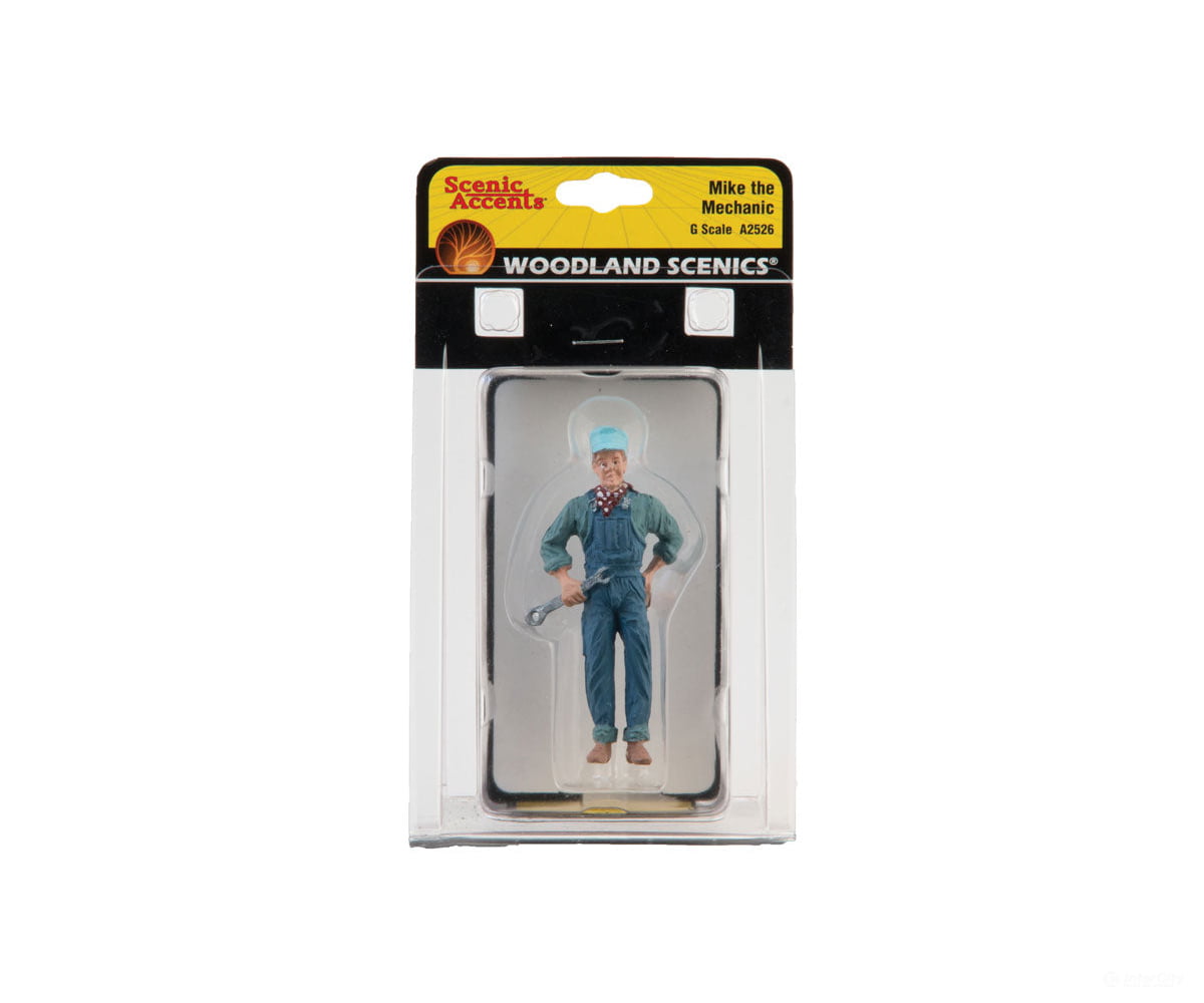 Woodland Scenics 2526 Scenic Accents(R) Figures - - Mechanic W/Wrench