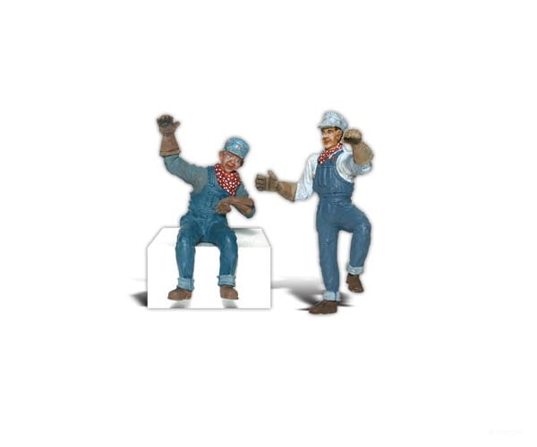 Woodland Scenics 2540 Scenic Accents(R) Figures - - Earl & Eddie Engineer