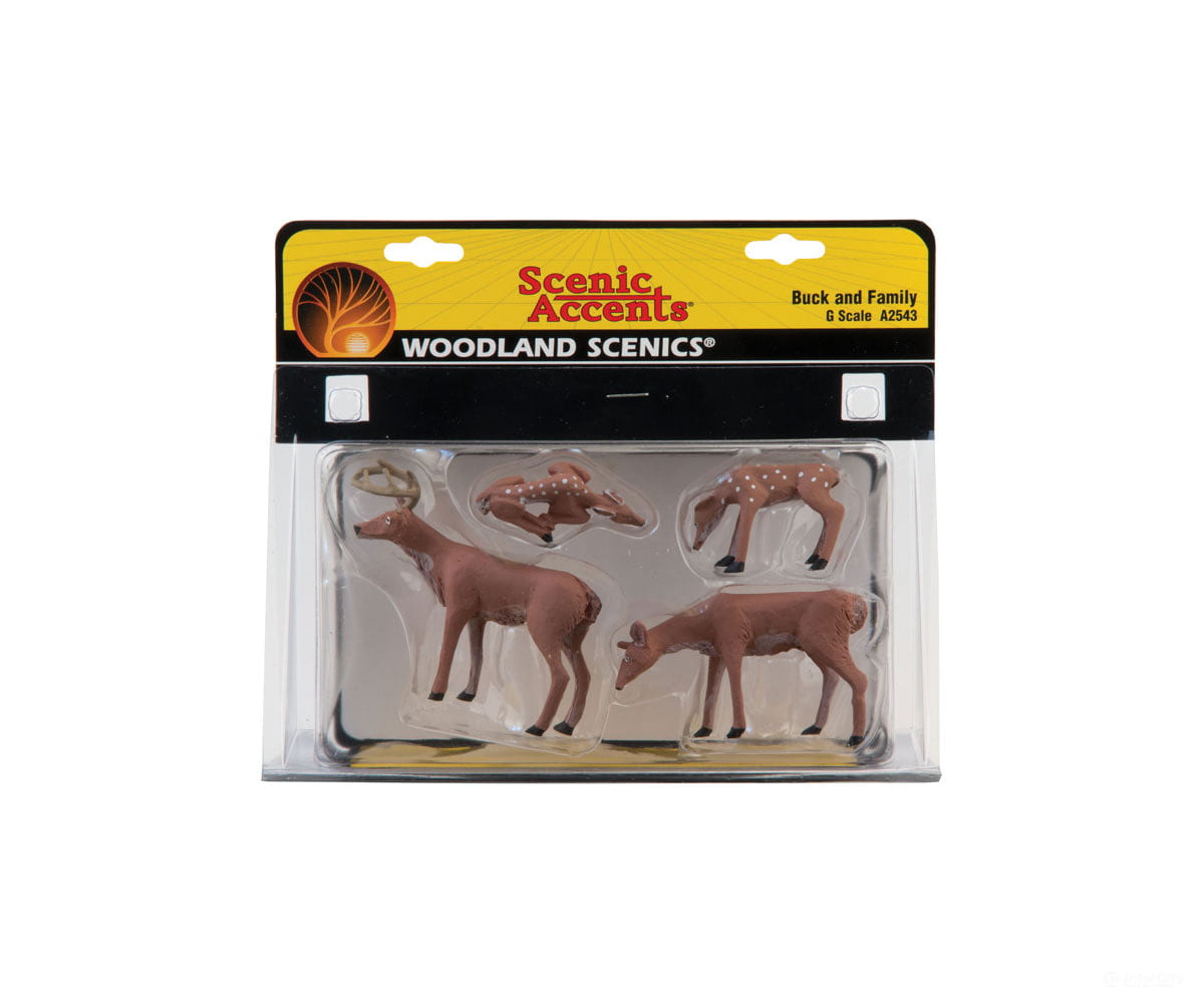Woodland Scenics 2543 Scenic Accents(R) Figures - - Buck & Family