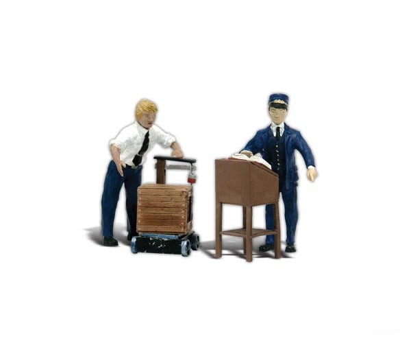 Woodland Scenics 2555 Scenic Accents(R) Figures - - Dedicated Depot Workers