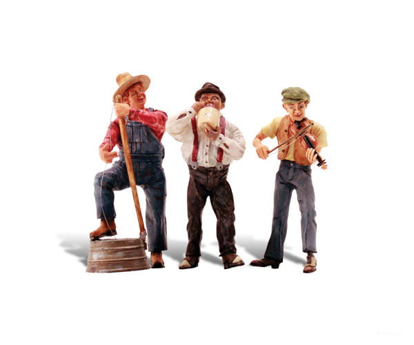 Woodland Scenics 2570 Scenic Accents(R) Figures - - Junior’s Jug Band