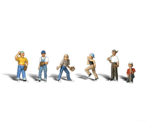 Woodland Scenics 1870 Baseball Player 2 Figures