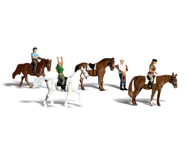 Woodland Scenics 1889 Horseback Riders Figures