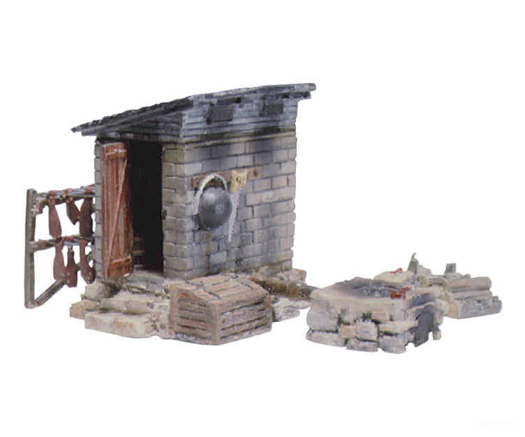 Woodland Scenics 213 Scenic Details(R) Structure Kit Smokehouse - 2 - 1/2 X 1 - 3/8’ 6.4 3.5Cm