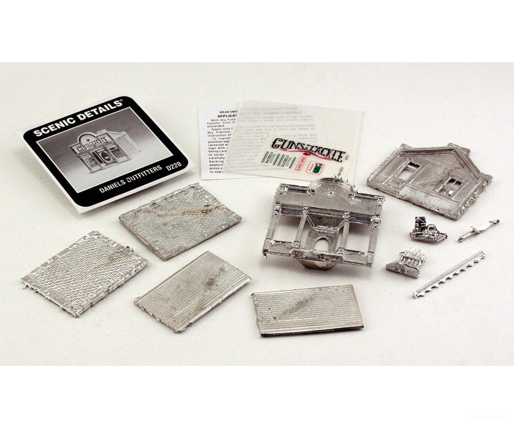 Woodland Scenics 220 Scenic Details(R) Kit (Unpainted Metal) Daniel’s Outfitters - 2 - 1/4 X 2 -