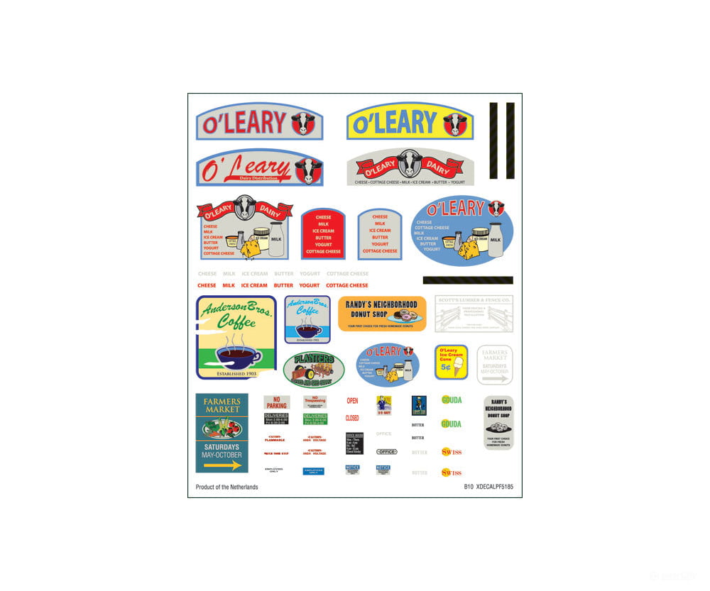 Woodland Scenics 5185 O’leary Dairy Distribution Landmark Structures(R) - - Kit - 6 - 3/8 X 4 -