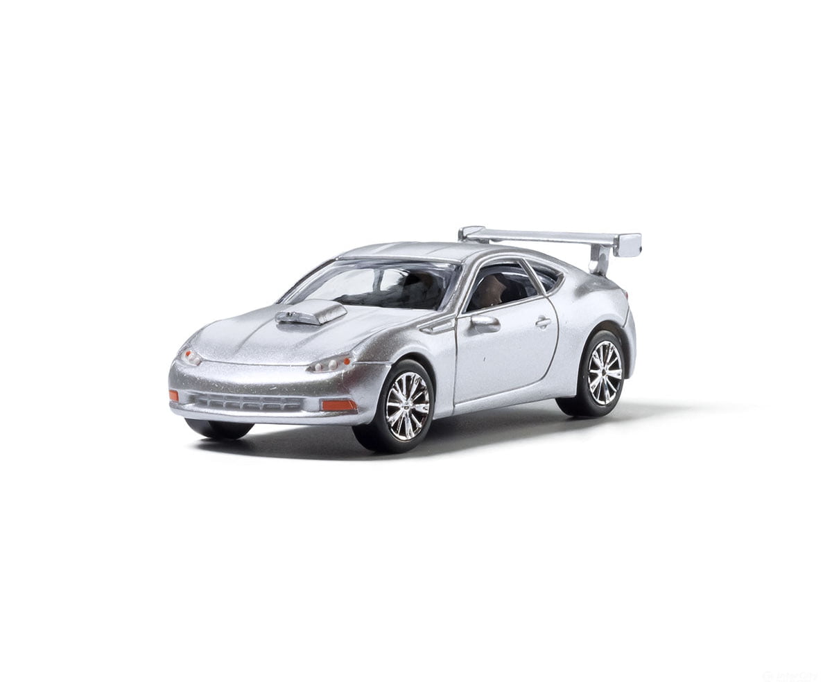 Woodland Scenics 5368 Sports Car - Modern Era Vehicles Silver Cars & Trucks