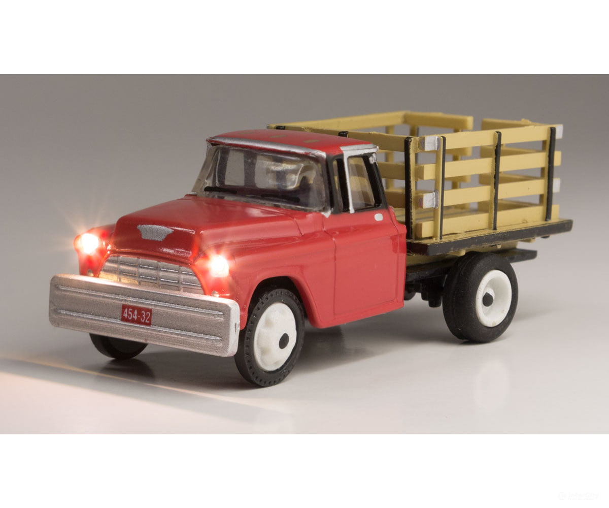 Woodland Scenics 5595 Heavy Hauler - Just Plug(R) Lighted Vehicle Red Cars & Trucks