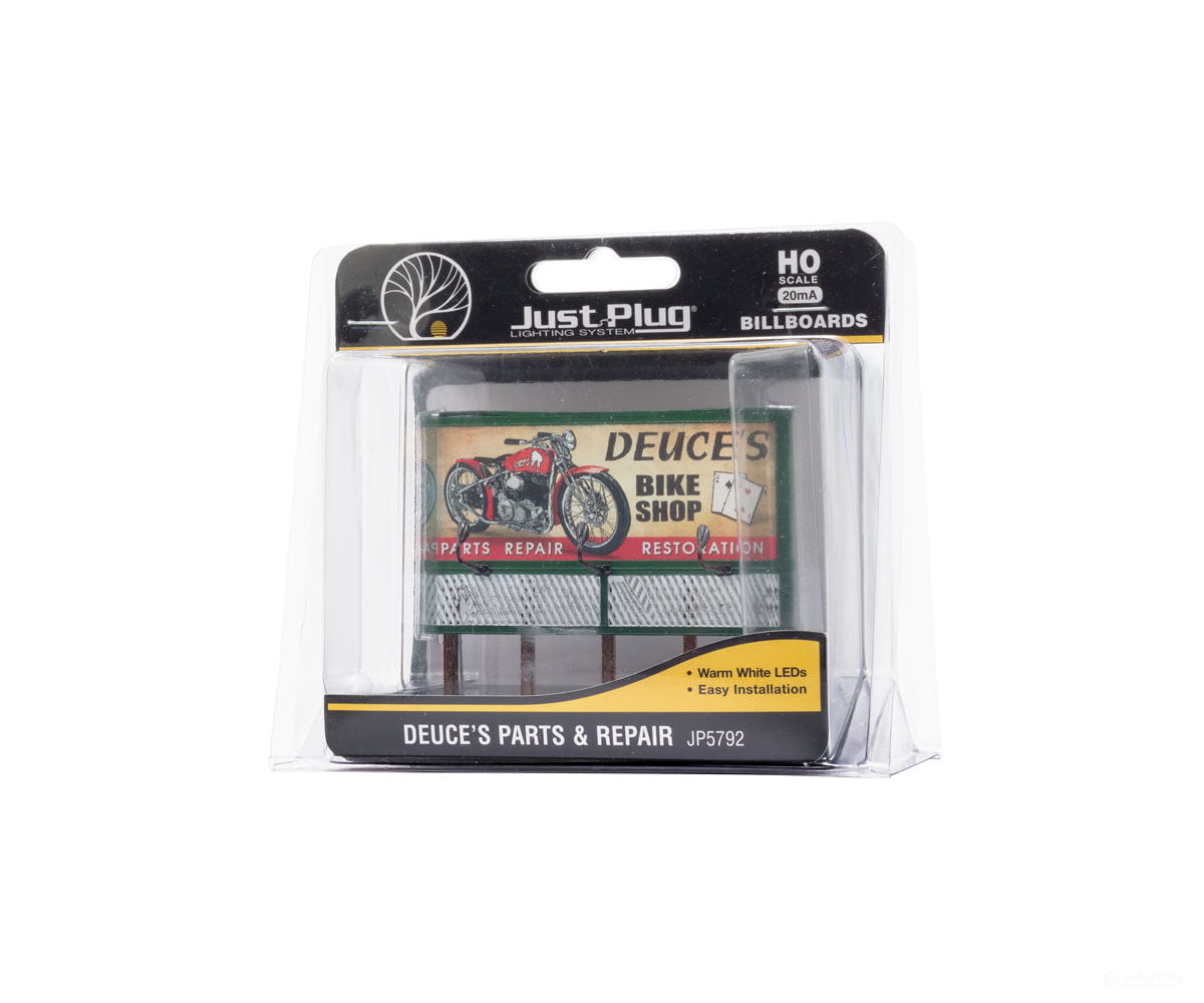 Woodland Scenics 5792 Lighted Billboard - Just Plug(R) - - Deuce’s Parts And Repair Lights &