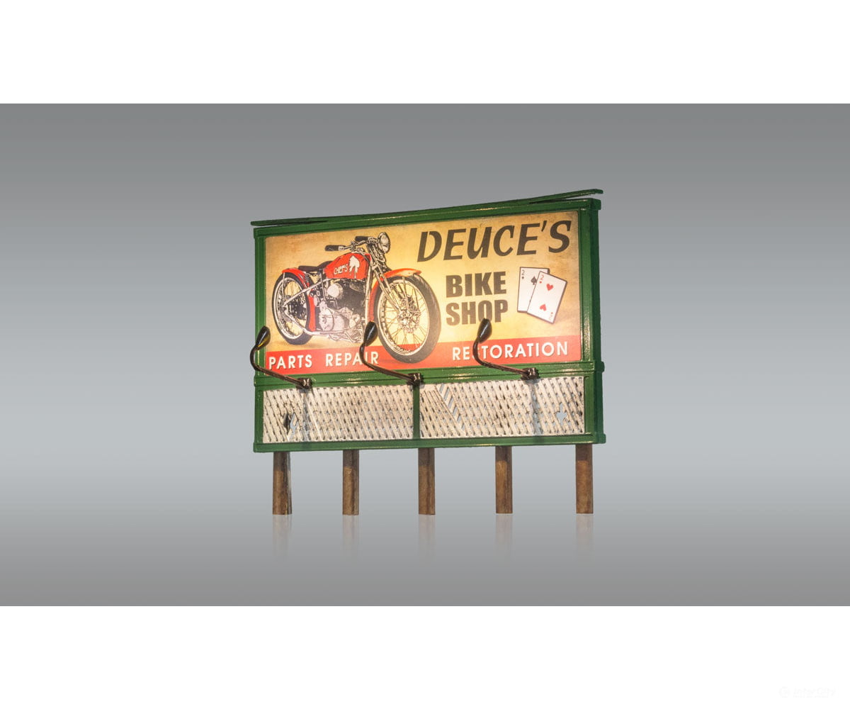 Woodland Scenics 5792 Lighted Billboard - Just Plug(R) - - Deuce’s Parts And Repair Lights &