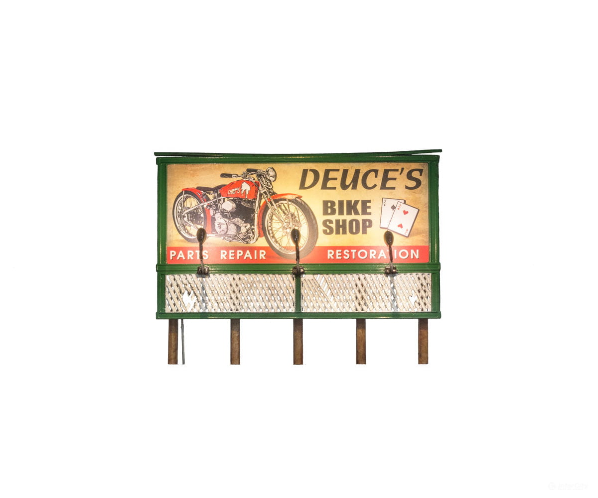 Woodland Scenics 5792 Lighted Billboard - Just Plug(R) - - Deuce’s Parts And Repair Lights &