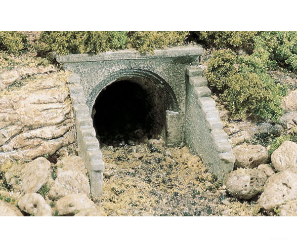 Woodland Scenics 1163 Culverts Pkg(2) (Unpainted Hydrocal(R) Castings) Masonry Tunnels & Bridges