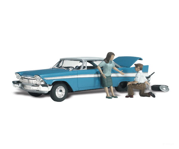 Woodland Scenics 5323 Felix Fix - A - Flat - Autoscenes(Tm) Cars & Trucks