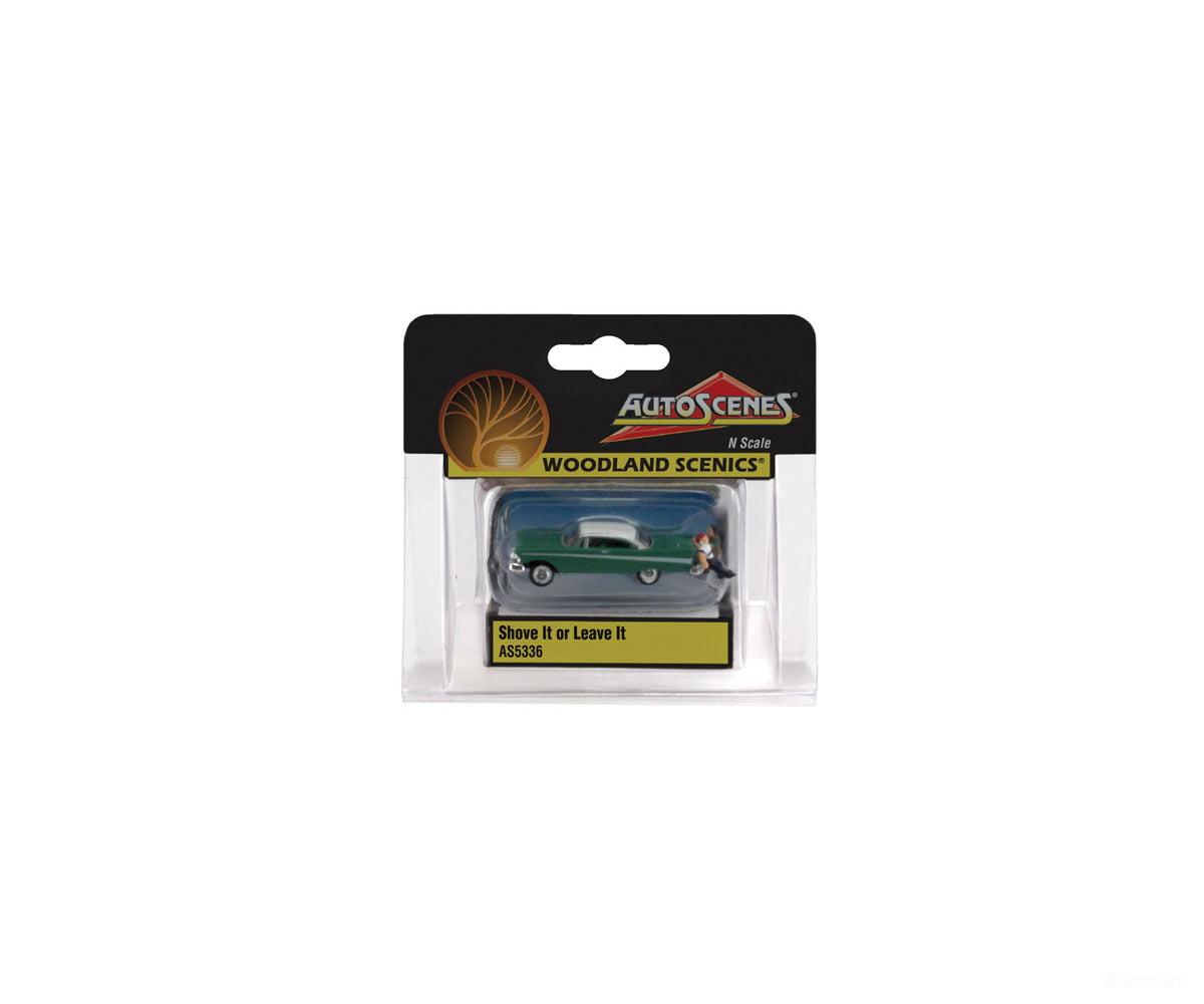 Woodland Scenics 5336 Autoscenes(R) - - Shove It Or Leave Cars & Trucks