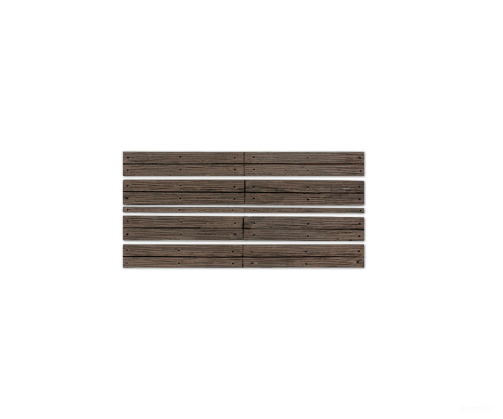 Woodland Scenics 1145 Wood Grade Crossing Pkg(2) Scenery Details