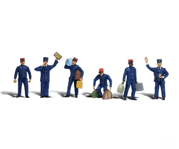 Woodland Scenics 2722 Scenic Accents(R) Figures - - Train Personnel Pkg(6)