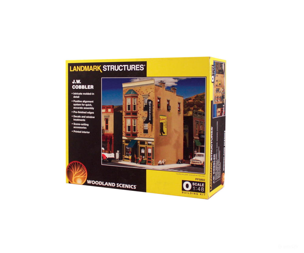 Woodland Scenics 5892 J. W. Cobbler - Landmark Structures(R) - - Kit 7 - 17/32 X 10 - 5/8 10 -