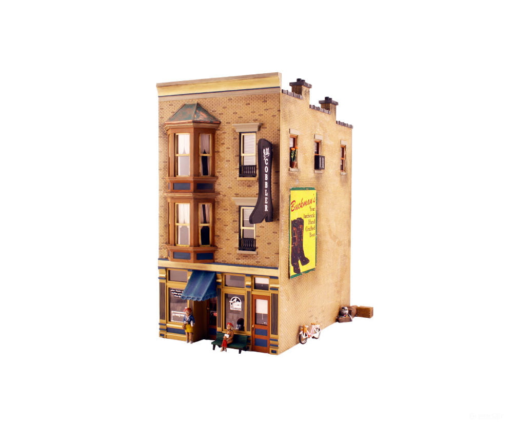 Woodland Scenics 5892 J. W. Cobbler - Landmark Structures(R) - - Kit 7 - 17/32 X 10 - 5/8 10 -