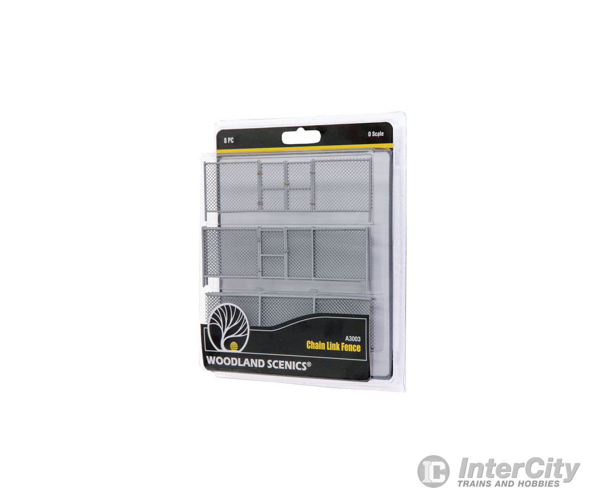 Woodland Scenics O Chain Link Fence - Kit With Gates Hinges & Planter Pins Total Scale Length: